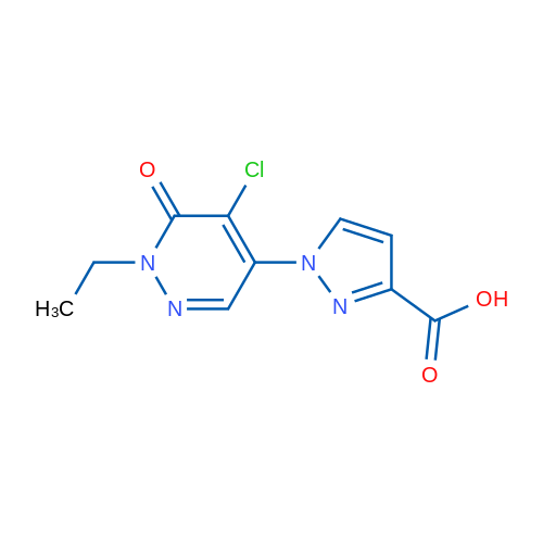 1-(5-Chloro-1-ethyl-6-oxo-1,6-dihydropyridazin-4-yl)-1H-pyrazole-3-carboxylic acid 1g