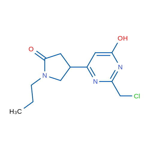 4-(2-(Chloromethyl)-6-hydroxypyrimidin-4-yl)-1-propylpyrrolidin-2-one 1g