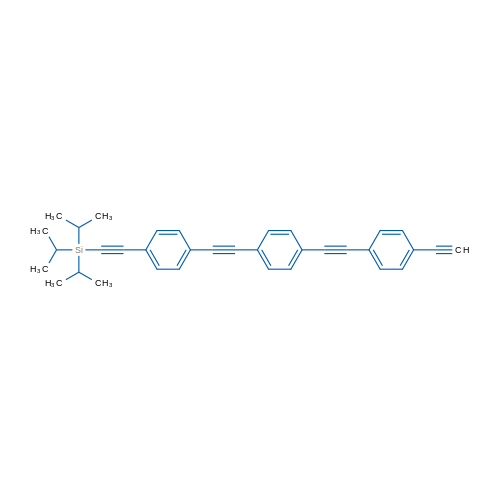 ((4-((4-((4-Ethynylphenyl)ethynyl)phenyl)ethynyl)phenyl)ethynyl)triisopropylsilane 1g