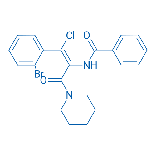 (Z)-N-(1-(2-Bromophenyl)-1-chloro-3-oxo-3-(piperidin-1-yl)prop-1-en-2-yl)benzamide 5g