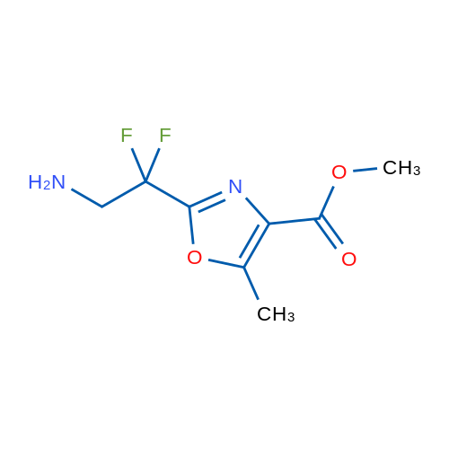 Methyl 2-(2-amino-1,1-difluoroethyl)-5-methyl-1,3-oxazole-4-carboxylate 1g