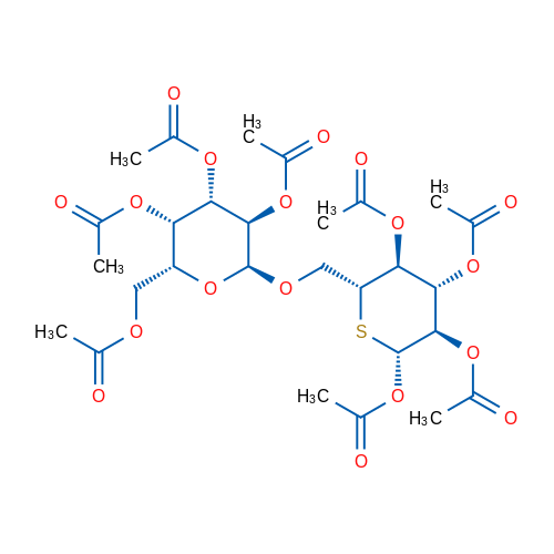 6-O-(2,3,4,6-TEtra-o-acetyl-alpha-d-galactopyranosyl)-1,2,3,6-tetra-o-acetyl-beta-d-thioglucopyranose 1g