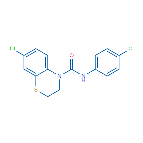 7-Chloro-N-(4-chlorophenyl)-3,4-dihydro-2H-1,4-benzothiazine-4-carboxamide 1g
