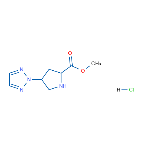 Methyl 4-(2h-1,2,3-triazol-2-yl)pyrrolidine-2-carboxylate hydrochloride 1g