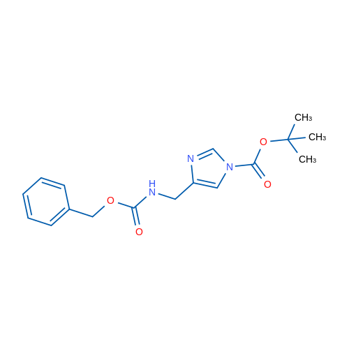 tert-Butyl 4-((((benzyloxy)carbonyl)amino)methyl)-1H-imidazole-1-carboxylate 1g