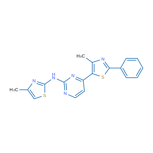 N-(4-Methyl-1,3-thiazol-2-yl)-4-(4-methyl-2-phenyl-1,3-thiazol-5-yl)pyrimidin-2-amine 1g