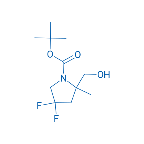 tert-Butyl 4,4-difluoro-2-(hydroxymethyl)-2-methylpyrrolidine-1-carboxylate 100mg