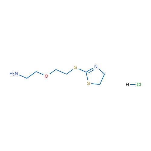 2-(2-((4,5-Dihydrothiazol-2-yl)thio)ethoxy)ethan-1-amine hydrochloride 1g