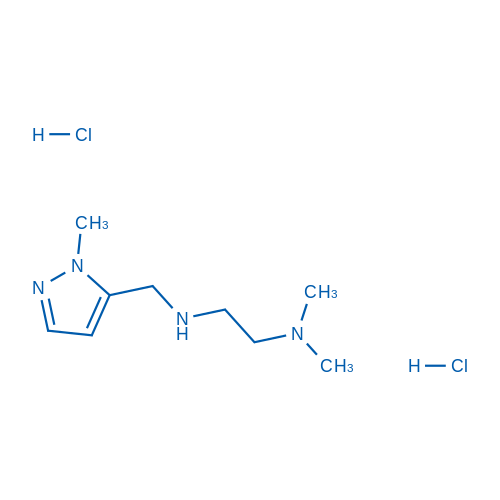 N1,N1-Dimethyl-N2-((1-methyl-1H-pyrazol-5-yl)methyl)ethane-1,2-diamine dihydrochloride 100mg