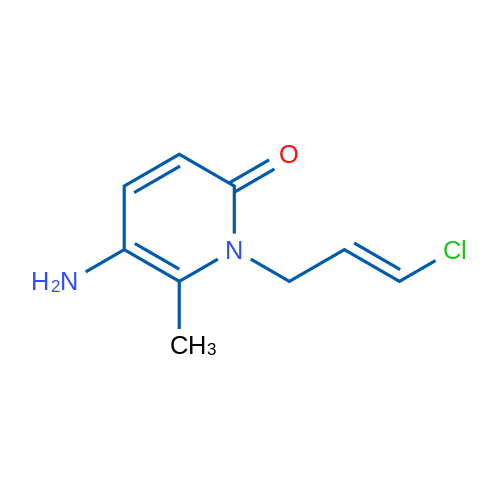 5-Amino-1-(3-chloroprop-2-en-1-yl)-6-methyl-1,2-dihydropyridin-2-one 1g