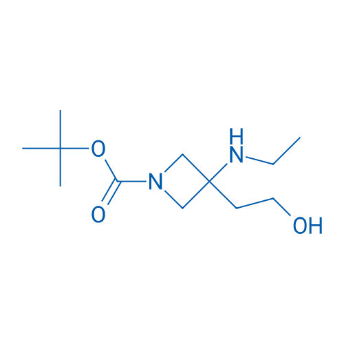 tert-butyl 3-(ethylamino)-3-(2-hydroxyethyl)azetidine-1-carboxylate 250mg