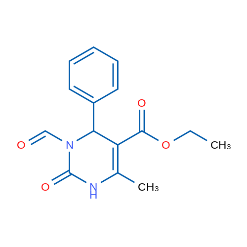 Ethyl 3-formyl-6-methyl-2-oxo-4-phenyl-1,2,3,4-tetrahydropyrimidine-5-carboxylate 1g