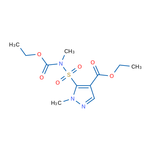 Ethyl 5-(N-(ethoxycarbonyl)-N-methylsulfamoyl)-1-methyl-1H-pyrazole-4-carboxylate 5g