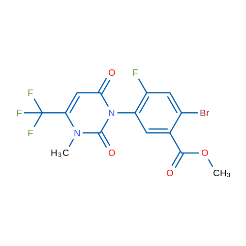Methyl 2-bromo-4-fluoro-5-(3-methyl-2,6-dioxo-4-(trifluoromethyl)-2,3-dihydropyrimidin-1(6H)-yl)benzoate 1g