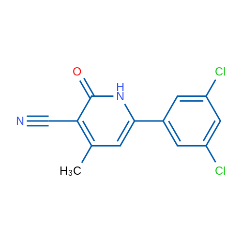 6-(3,5-Dichlorophenyl)-4-methyl-2-oxo-1,2-dihydropyridine-3-carbonitrile 1g