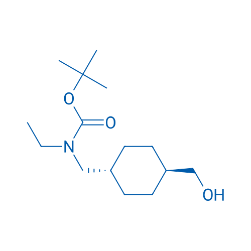 tert-Butyl ethyl((trans-4-(hydroxymethyl)cyclohexyl)methyl)carbamate 1g