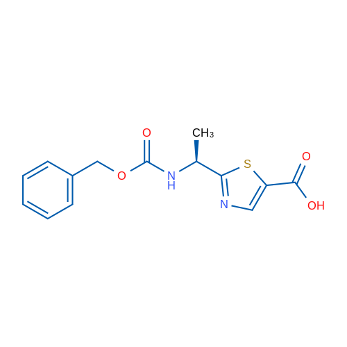 (S)-2-(1-(((Benzyloxy)carbonyl)amino)ethyl)thiazole-5-carboxylic acid 1g