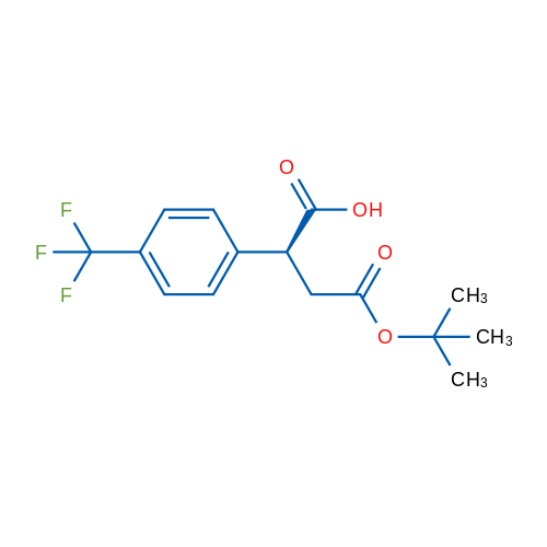 (S)-4-(tert-Butoxy)-4-oxo-2-(4-(trifluoromethyl)phenyl)butanoic acid 1g