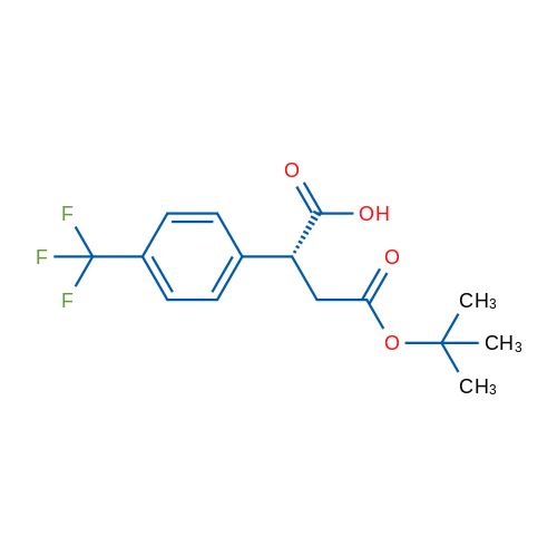 (R)-4-(tert-Butoxy)-4-oxo-2-(4-(trifluoromethyl)phenyl)butanoic acid 1g