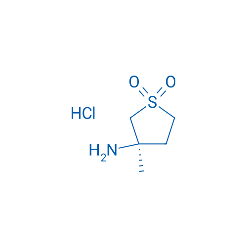 (R)-3-amino-3-methyltetrahydrothiophene 1,1-dioxide hydrochloride 250mg