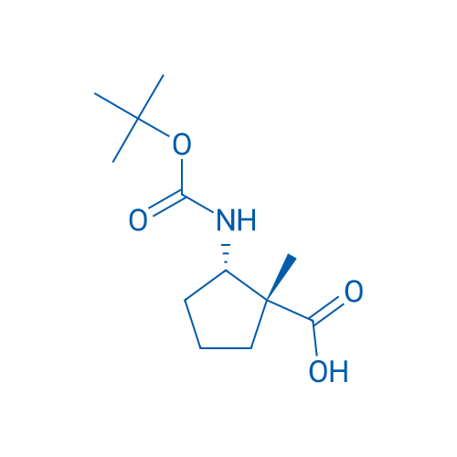 Rel-(1R,2S)-2-((tert-butoxycarbonyl)amino)-1-methylcyclopentane-1-carboxylic acid 1g