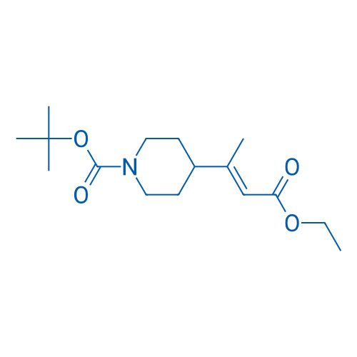 tert-Butyl (E)-4-(4-ethoxy-4-oxobut-2-en-2-yl)piperidine-1-carboxylate 1g