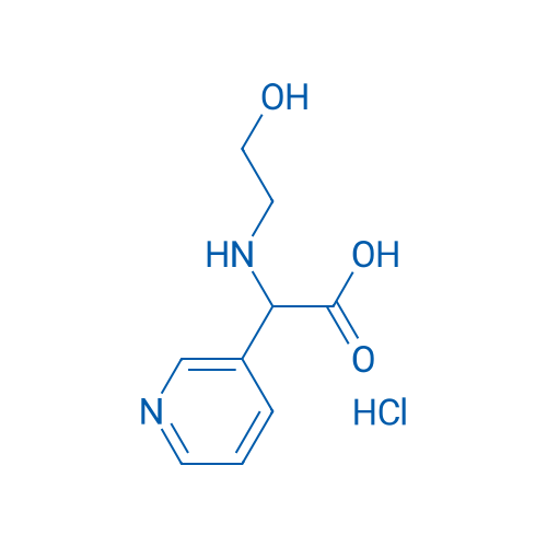 2-((2-Hydroxyethyl)amino)-2-(pyridin-3-yl)acetic acid hydrochloride 1g