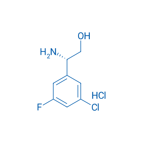 (S)-2-Amino-2-(3-chloro-5-fluorophenyl)ethan-1-ol hydrochloride 250mg