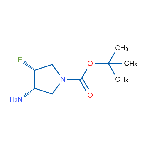 tert-Butyl (3S,4S)-3-amino-4-fluoropyrrolidine-1-carboxylate oxalate(1:x) 5g