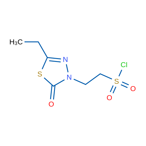 2-(5-Ethyl-2-oxo-2,3-dihydro-1,3,4-thiadiazol-3-yl)ethane-1-sulfonyl chloride 1g