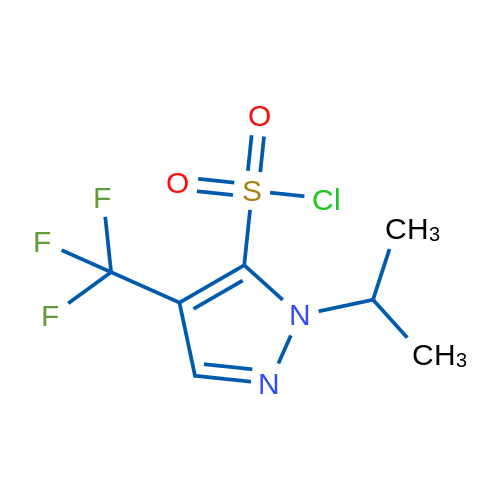 1-(Propan-2-yl)-4-(trifluoromethyl)-1H-pyrazole-5-sulfonyl chloride 1g