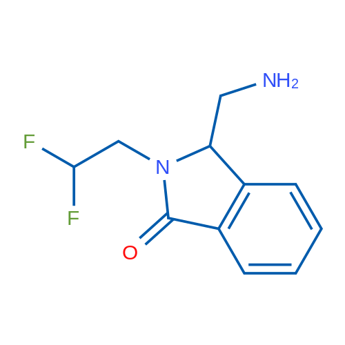 3-(Aminomethyl)-2-(2,2-difluoroethyl)-2,3-dihydro-1H-isoindol-1-one 1g