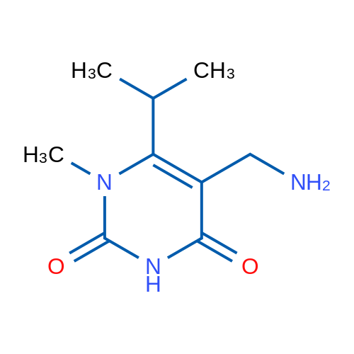 5-(Aminomethyl)-1-methyl-6-(propan-2-yl)-1,2,3,4-tetrahydropyrimidine-2,4-dione 1g