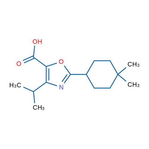 2-(4,4-Dimethylcyclohexyl)-4-(propan-2-yl)-1,3-oxazole-5-carboxylic acid 1g