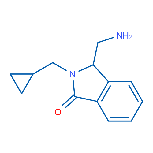 3-(Aminomethyl)-2-(cyclopropylmethyl)-2,3-dihydro-1H-isoindol-1-one 1g