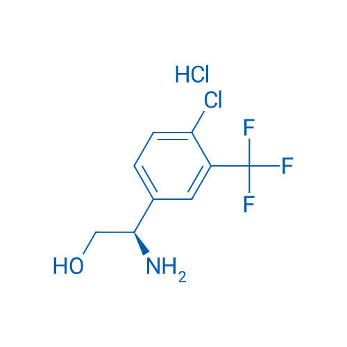 (R)-2-Amino-2-(4-chloro-3-(trifluoromethyl)phenyl)ethanol hydrochloride 100mg
