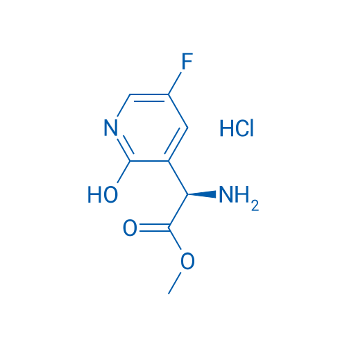 Methyl (2R)-2-amino-2-(5-fluoro-2-hydroxypyridin-3-yl)acetate hydrochloride 1g