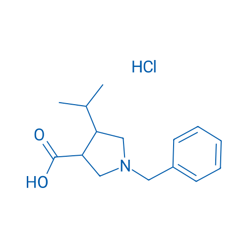 1-Benzyl-4-(propan-2-yl)pyrrolidine-3-carboxylic acid hydrochloride 1g