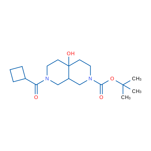 tert-Butyl 7-(cyclobutylcarbonyl)-4a-hydroxyoctahydro-2,7-naphthyridine-2(1h)-carboxylate 1g