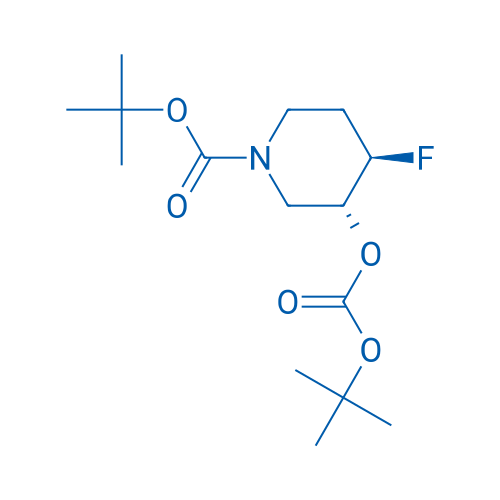 rel-(3R,4R)-tert-Butyl 3-((tert-butoxycarbonyl)oxy)-4-fluoropiperidine-1-carboxylate 1g