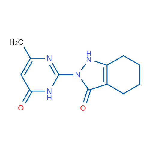 2-(4-Methyl-6-oxo-1,6-dihydropyrimidin-2-yl)-2,3,4,5,6,7-hexahydro-1H-indazol-3-one 1g