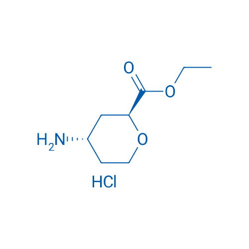 rel-(2S,4S)-Ethyl 4-aminotetrahydro-2H-pyran-2-carboxylate hydrochloride 50mg
