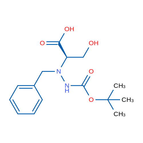 (R)-2-(1-Benzyl-2-(tert-butoxycarbonyl)hydrazinyl)-3-hydroxypropanoic acid 1g