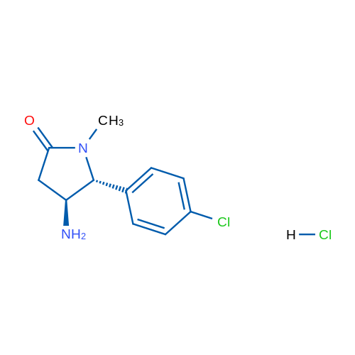 Rac-(4R,5S)-4-amino-5-(4-chlorophenyl)-1-methylpyrrolidin-2-one hydrochloride 1g