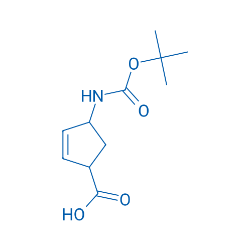 4-((TERT-BUTOXYCARBONYL)AMINO)CYCLOPENT-2-ENE-1-CARBOXYLIC ACID 250mg