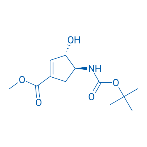 Methyl (3S,4S)-4-((tert-butoxycarbonyl)amino)-3-hydroxycyclopent-1-ene-1-carboxylate 5g