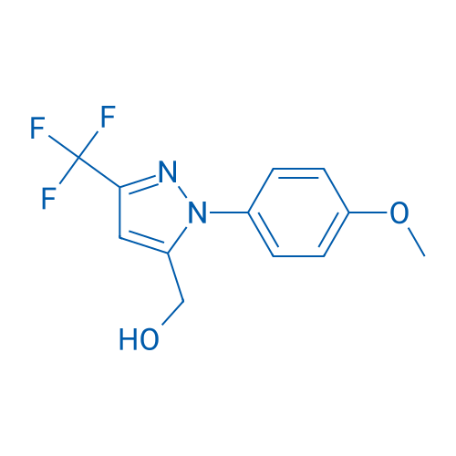 (1-(4-Methoxyphenyl)-3-(trifluoromethyl)-1H-pyrazol-5-yl)methanol 250mg