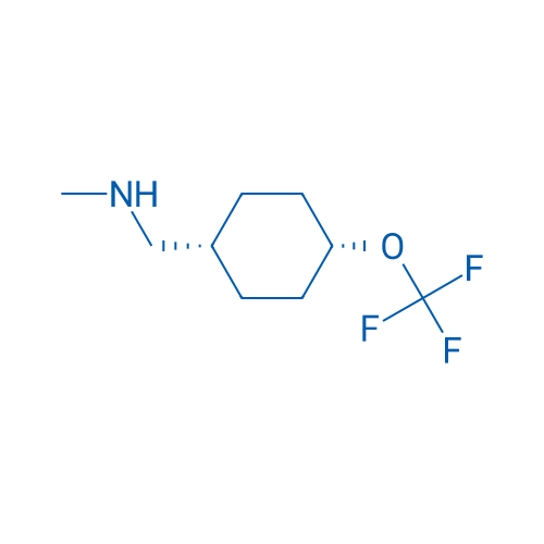 Rel-N-methyl-1-((1s,4s)-4-(trifluoromethoxy)cyclohexyl)methanamine 100mg