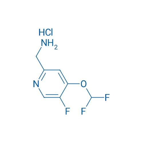 (4-(Difluoromethoxy)-5-fluoropyridin-2-yl)methanamine hydrochloride 50mg