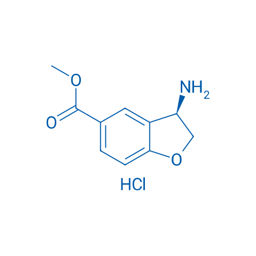 (R)-Methyl 3-amino-2,3-dihydrobenzofuran-5-carboxylate hydrochloride 25mg